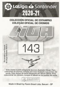 2020-21 Panini LaLiga Santander Stickers (Brazil) #143 Esteban Burgos Back