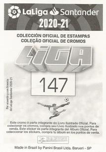 2020-21 Panini LaLiga Santander Stickers (Brazil) #147 Alejandro Pozo Back