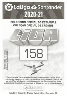 2020-21 Panini LaLiga Santander Stickers (Brazil) #158 Antonio Barragan Back