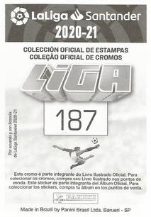 2020-21 Panini LaLiga Santander Stickers (Brazil) #187 Victor Mollejo Back