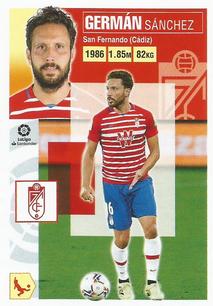 2020-21 Panini LaLiga Santander Stickers (Brazil) #198 German Sanchez Front