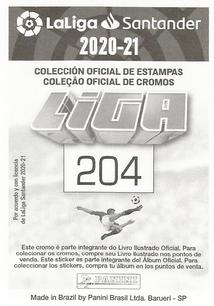 2020-21 Panini LaLiga Santander Stickers (Brazil) #204 Angel Montoro Back