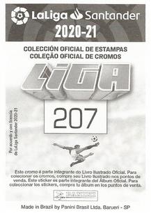 2020-21 Panini LaLiga Santander Stickers (Brazil) #207 Darwin Machis Back