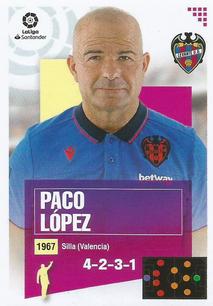 2020-21 Panini LaLiga Santander Stickers (Brazil) #231 Paco Lopez Front