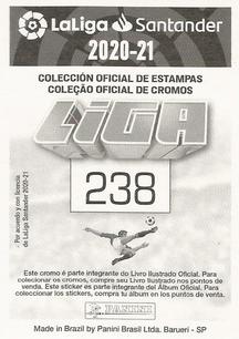 2020-21 Panini LaLiga Santander Stickers (Brazil) #238 Oscar Duarte Back