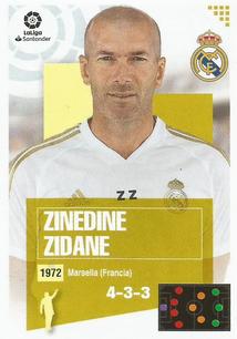 2020-21 Panini LaLiga Santander Stickers (Brazil) #250 Zinedine Zidane Front