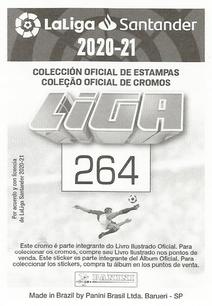 2020-21 Panini LaLiga Santander Stickers (Brazil) #264 Marco Asensio Back