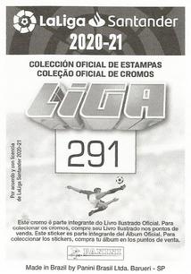 2020-21 Panini LaLiga Santander Stickers (Brazil) #291 Joseba Zaldua Back