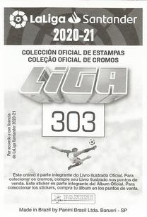 2020-21 Panini LaLiga Santander Stickers (Brazil) #303 Roberto Lopez Back