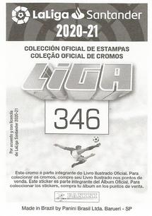 2020-21 Panini LaLiga Santander Stickers (Brazil) #346 Roberto Jimenez Back