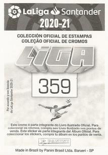 2020-21 Panini LaLiga Santander Stickers (Brazil) #359 Jota Back
