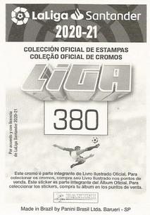 2020-21 Panini LaLiga Santander Stickers (Brazil) #380 Gerard Moreno Back