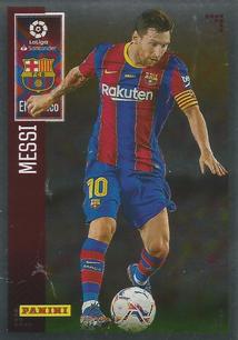 2020-21 Panini LaLiga Santander Stickers (Brazil) #397 Lionel Messi Front