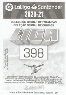 2020-21 Panini LaLiga Santander Stickers (Brazil) #398 Trincao Back