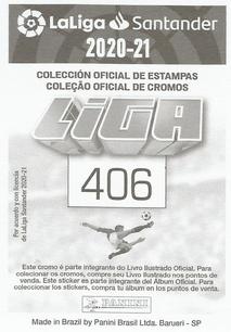 2020-21 Panini LaLiga Santander Stickers (Brazil) #406 Fede Valverde Back