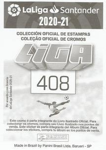 2020-21 Panini LaLiga Santander Stickers (Brazil) #408 Luka Modric Back