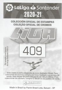 2020-21 Panini LaLiga Santander Stickers (Brazil) #409 Martin Odegaard Back