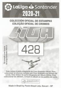 2020-21 Panini LaLiga Santander Stickers (Brazil) #428 Yangel Herrera Back