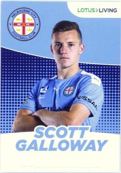 2019 Melbourne City FC Club Cards #2 Scott Galloway Front