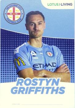 2019 Melbourne City FC Club Cards #7 Rostyn Griffiths Front
