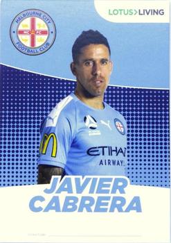 2019 Melbourne City FC Club Cards #8 Javier Cabrera Front