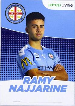 2019 Melbourne City FC Club Cards #21 Ramy Najjarine Front