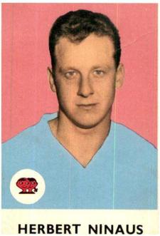1965-66 Scanlen's Football Gum #18 Herbert Ninaus Front