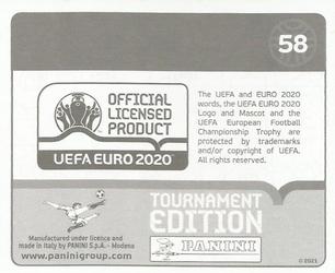 2021 Panini UEFA Euro 2020 Tournament Edition Blue #58 Mario Gavranovic Back