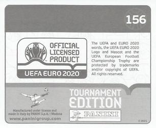 2021 Panini UEFA Euro 2020 Tournament Edition Blue #156 Jannik Vestergaard Back
