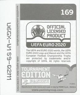 2021 Panini UEFA Euro 2020 Tournament Edition Blue #169 Logo Back