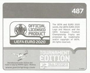 2021 Panini UEFA Euro 2020 Tournament Edition Blue #487 Juraj Kucka Back