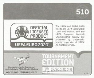 2021 Panini UEFA Euro 2020 Tournament Edition Blue #510 Álvaro Morata Back
