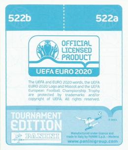 2021 Panini UEFA Euro 2020 Tournament Edition Blue #522 Viktor Claesson / Albin Ekdal Back
