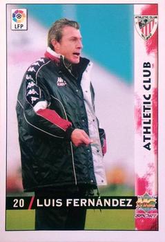 1998-99 Mundicromo Las Fichas de la Liga #20 Luis Fernández Front