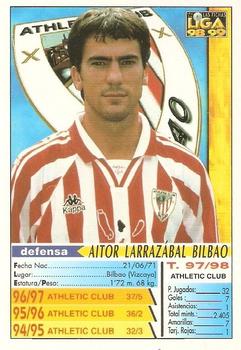 1998-99 Mundicromo Las Fichas de la Liga #28 Larrazabal Back