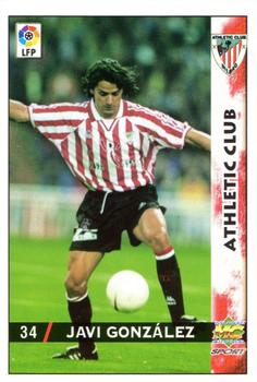 1998-99 Mundicromo Las Fichas de la Liga #34 Javi Gonzalez Front
