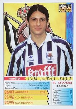 1998-99 Mundicromo Las Fichas de la Liga #41 Jauregui Back