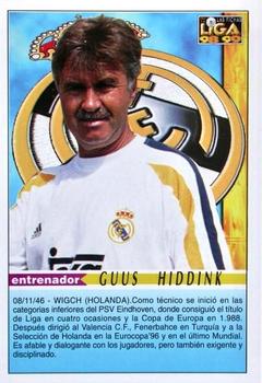 1998-99 Mundicromo Las Fichas de la Liga #56 Hiddink Back