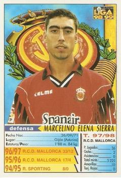 1998-99 Mundicromo Las Fichas de la Liga #79 Marcelino Back