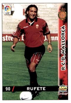 1998-99 Mundicromo Las Fichas de la Liga #90 Rufete Front