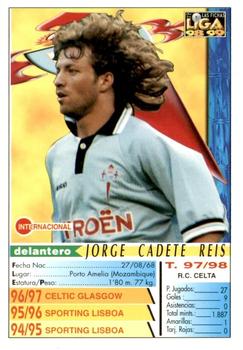 1998-99 Mundicromo Las Fichas de la Liga #107 Cadete Back