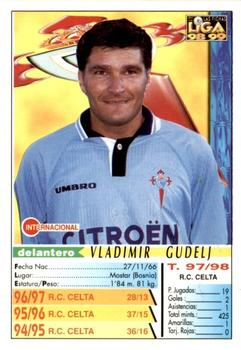 1998-99 Mundicromo Las Fichas de la Liga #108 Gudelj Back