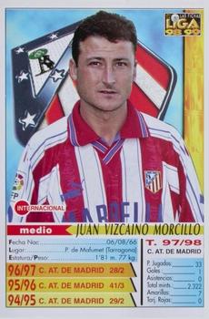 1998-99 Mundicromo Las Fichas de la Liga #118a Vizcaino Back