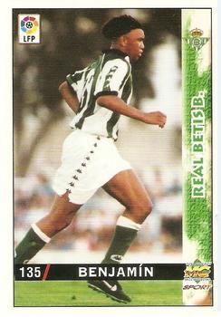 1998-99 Mundicromo Las Fichas de la Liga #135a Benjamin Front