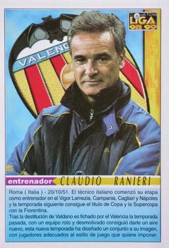 1998-99 Mundicromo Las Fichas de la Liga #146 Ranieri Back