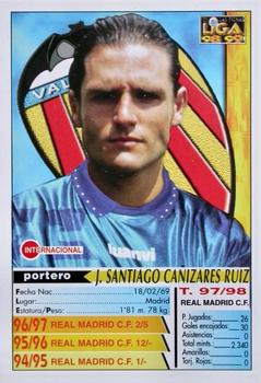 1998-99 Mundicromo Las Fichas de la Liga #147 Cañizares Back