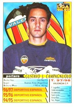 1998-99 Mundicromo Las Fichas de la Liga #148a Campagnuolo Back
