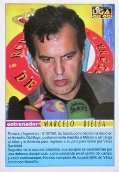 1998-99 Mundicromo Las Fichas de la Liga #164 Bielsa Back