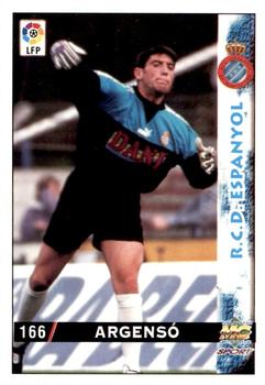 1998-99 Mundicromo Las Fichas de la Liga #166 Argensó Front