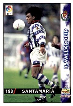 1998-99 Mundicromo Las Fichas de la Liga #190 Santamaria Front